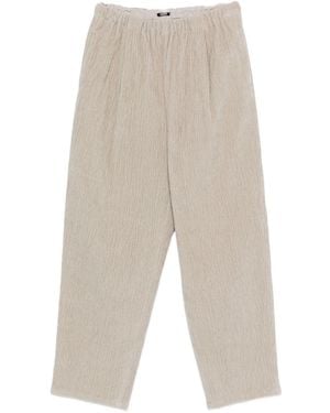 Apuntob Courduroy Cotton Pants - White