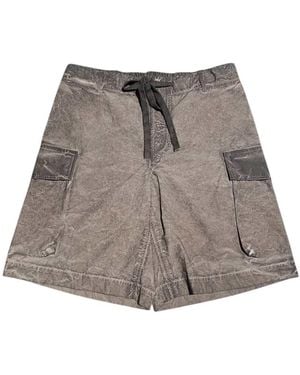 Uma Wang Overdyed Cargo Shorts - Brown