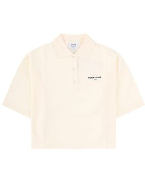 Maison Kitsuné Maison Kitsuné Polo Con Logo - Natural