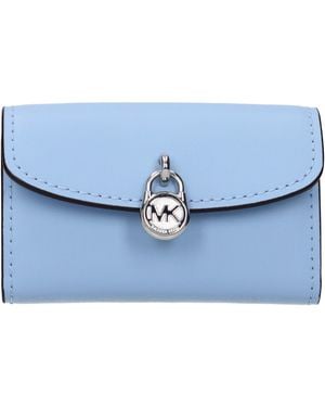 Michael Kors Lyra Wallet Sky/Soft Sky Leather - Blue