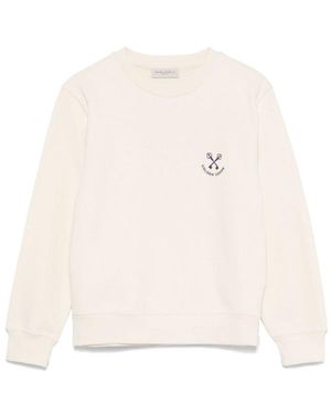 Golden Goose Journey Girl's Crewneck Regular Sweatshirt Printed - White