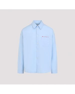 Marni Boxy Fit Shirt - Blue
