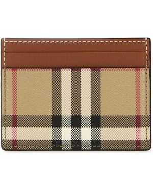 Burberry Printed Canvas Cardholder - Brown