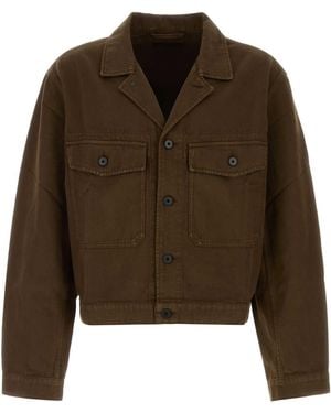 Lemaire Gabardine Jacket - Brown