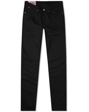 Acne Studios Max Stay Cotton Denim Jeans - Black