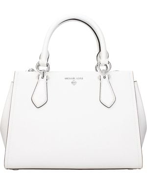Michael Kors Handbags Marilyn Leather/Optical - White