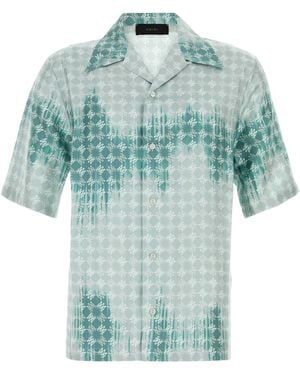 Amiri Printed Satin Shirt - Green