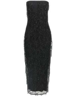 ROTATE BIRGER CHRISTENSEN Rotar el vestido de birger Christensen 'Sequins Midi Tube' - Negro