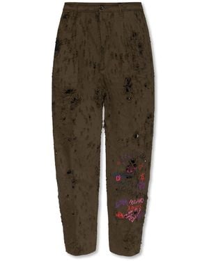 DSquared² 'Aviator' Relaxed-Fitting Pants - Green