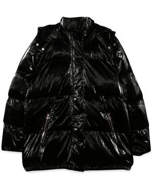 Michael Kors Down Jacket With Hood - Black