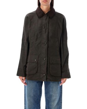 Barbour Beadnell Wax Jacket - Black