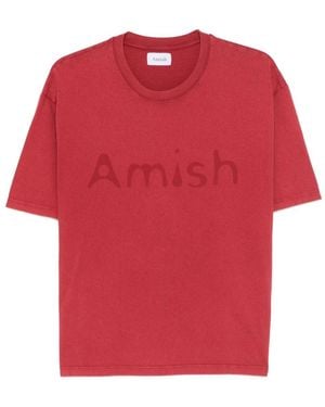 AMISH T Shirts And Polos - Red