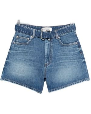 Sportmax Denim Cotton Shorts - Blue