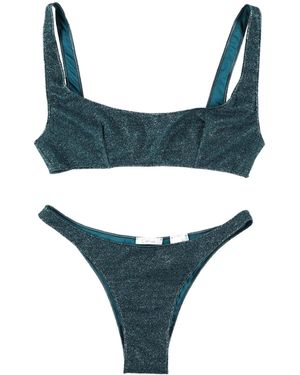 Oséree Strandkleding Met Vierkante Hals - Bruin