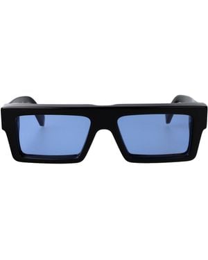 Off-White c/o Virgil Abloh Shiny Acetate Sunglasses - Blue