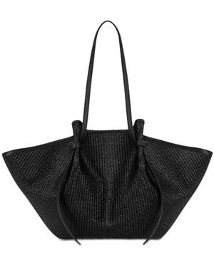 Yuzefi Raffia "mochi" Bag - Black
