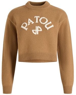 Patou Pullover Braun - Natur