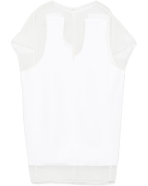 KHAITE Winona Short Dress - White