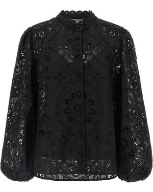 Zimmermann 'rhiannon' Shirt - Zwart