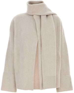 LeKasha Sand Cashmere Spain Cardigan - Natural