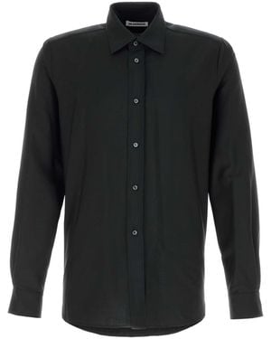 Jil Sander Wool Blend Shirt - Black