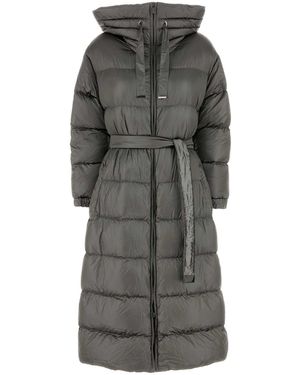 MM THE CUBE Dark Nylon Spacev Down Jacket - Grey
