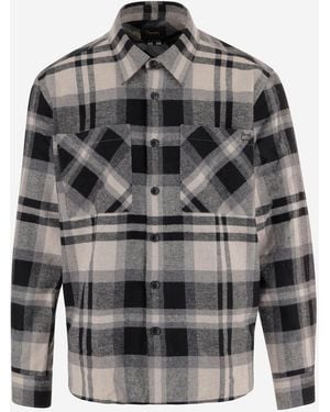 Woolrich Black Label Kariertes Hemd aus Baumwollmischung von Todd Snyder - Grau
