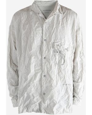 and wander Nylon Shirt With Ruffled Details - Grey