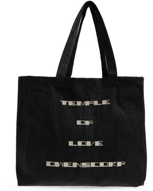 Rick Owens Baseballkappe Drkshdw - Schwarz