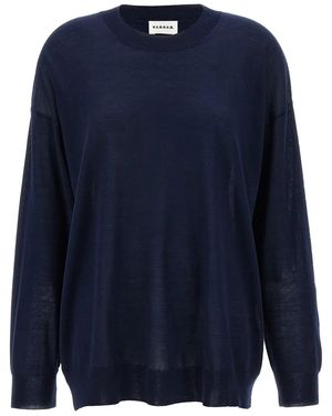 P.A.R.O.S.H. Pullover Mit Rundhalsausschnitt - Blau