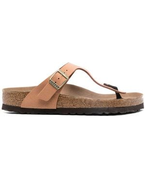 Birkenstock Gizeh Earthy Pecan Veg, Birkibuc - Brown