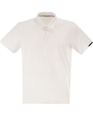 Rrd Stretch Oxford Polo Shirt - White