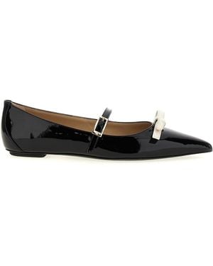 Stuart Weitzman 'Felicity' Ballet Flats " - Schwarz