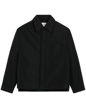 Ami Paris Nylon Overshirt - Black
