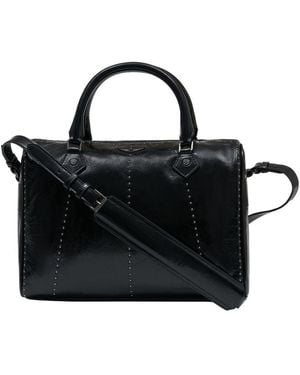Zadig & Voltaire Sunny Vibe Medium Tas Leer Zwart