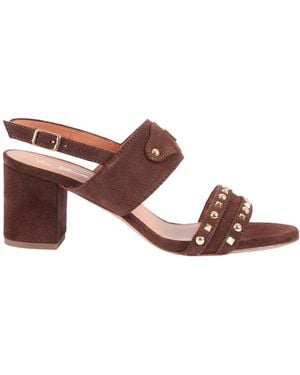 Via Roma 15 Sandaletto Con V Piccola - Brown