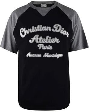 Dior Cd Atelier T-shirt - Zwart