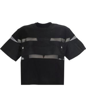 Sacai T-Shirts And Polos - Black
