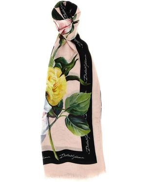 Dolce & Gabbana Floral Scarf - Meerkleurig