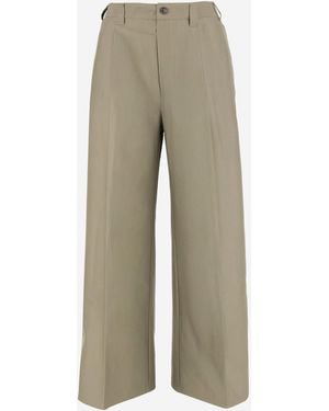 Maison Margiela Cotton Pants - Natural