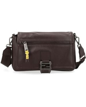 Fendi Borsa "Flux Messenger" - Brown