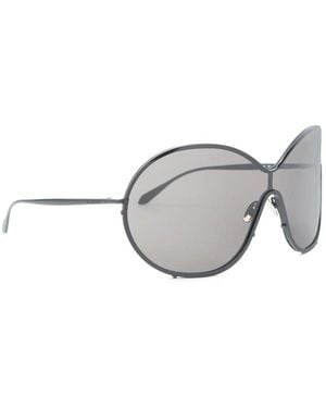 Alaïa Alaia Eyewear Round Metal 93 Sunglasses - Grey