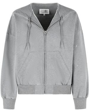 MM6 by Maison Margiela Cotton Sweatshirt - Grey