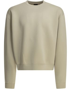 DAIWA PIER 39 "Tech Scuba" Crewneck Sweatshirt - Natural