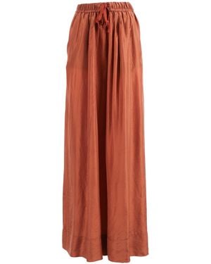forte_forte Pantalone Coulisse Habotai Seta - Orange