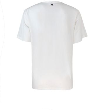 Weekend by Maxmara T -shirt Olga Con Applicazione - Wit