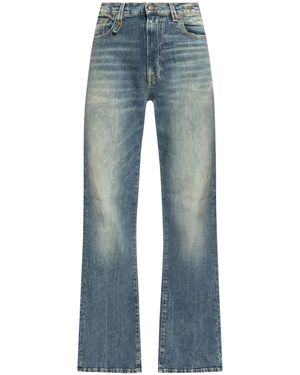 R13 Jeans Mit Logo-Patch - Blau