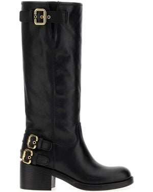 Chloé Solid Dakota Boots - Black