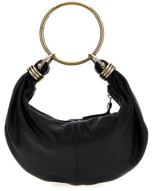 Chloé Bracelet Hobo Piccola Hand Bags - Black