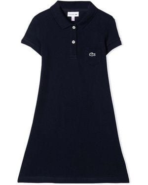 Lacoste Cotton Polo Shirt Dress - Blue